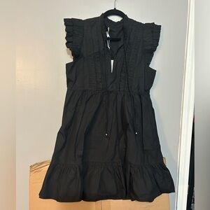 NWT Caroline Constas Black Short Dress- S